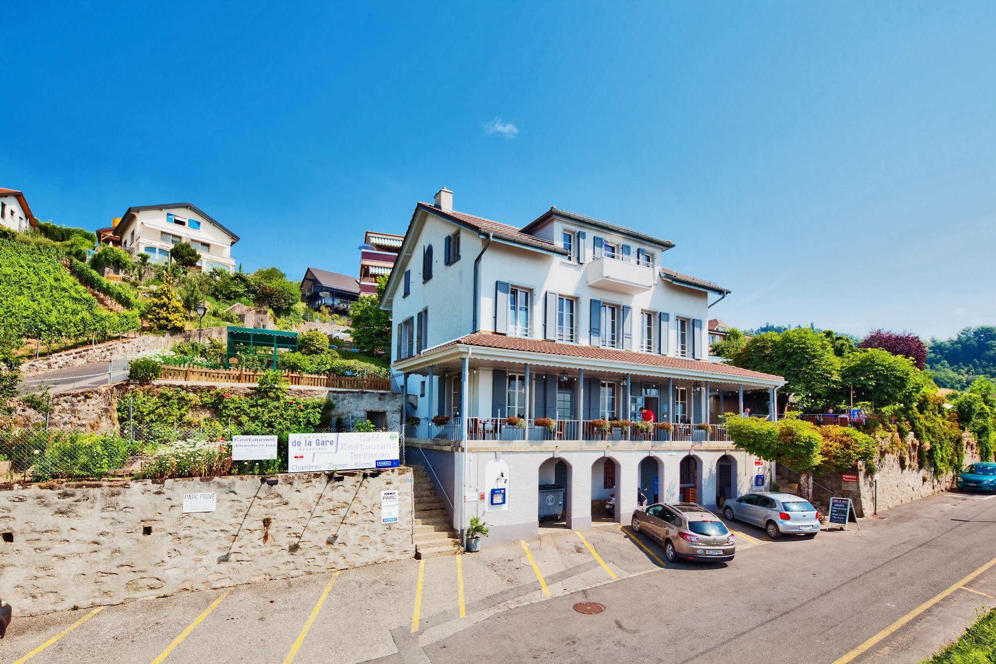 Auberge De La Gare Grandvaux Bagian luar foto